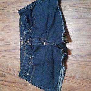 dark blue Jean short